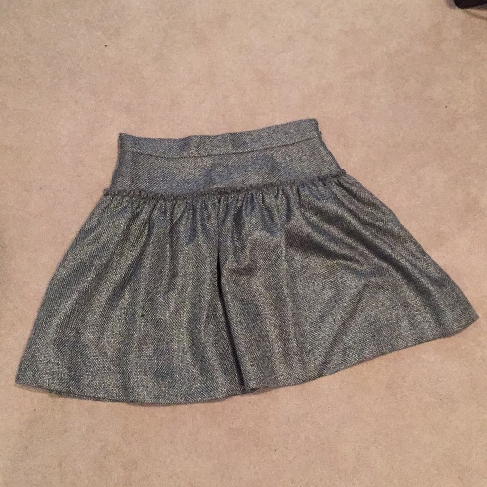 Metallic boutique skirt